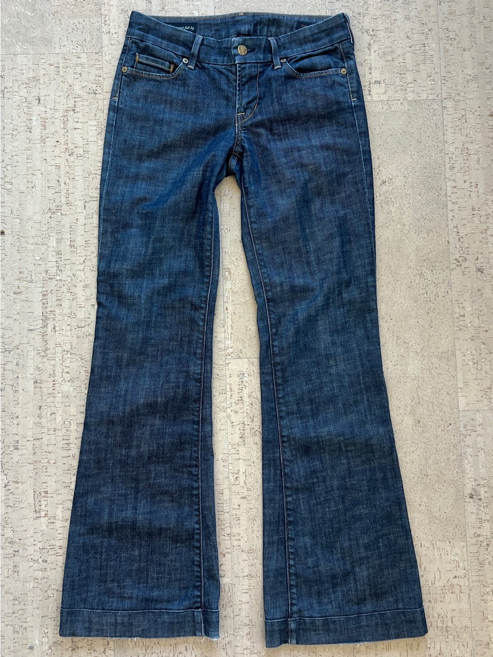 Citizens of Humanity Fayett 003 Jeans Women’s 27 Low Rise Full Leg Dark Wash USA